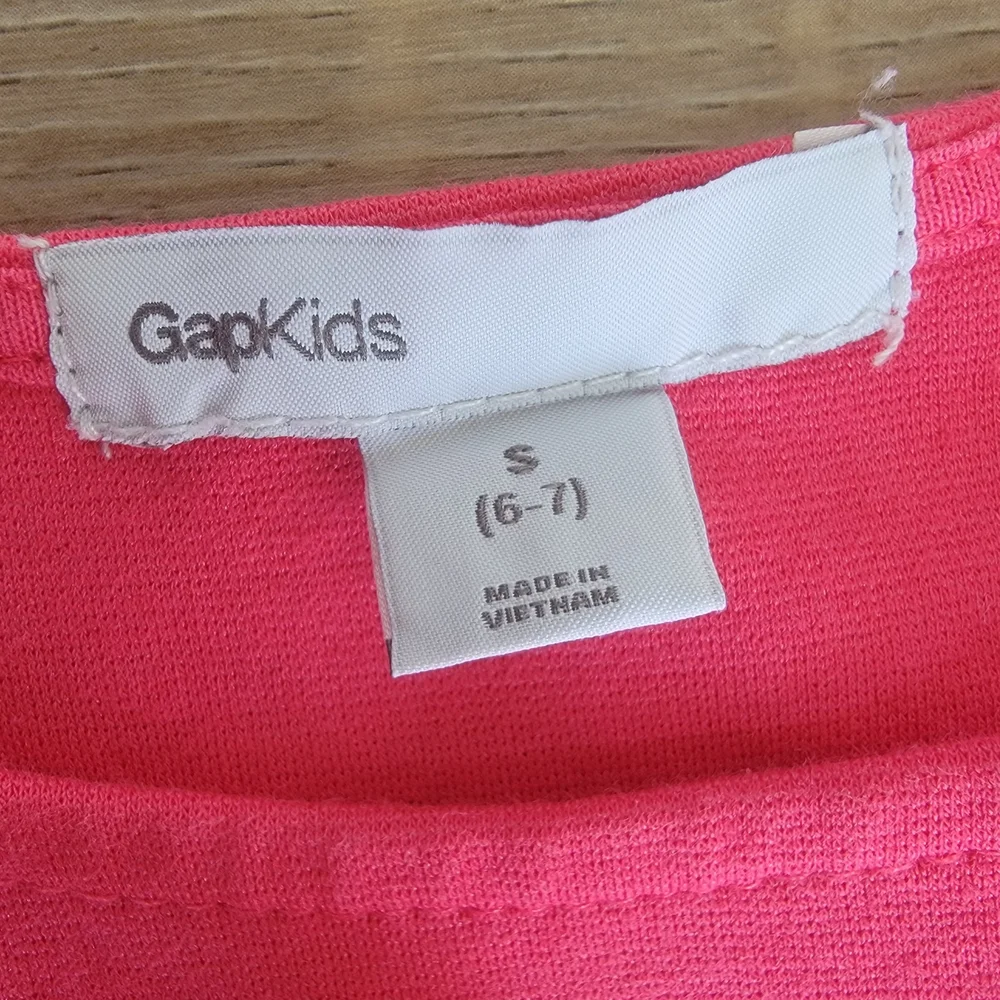 Gap Kids Girls Pink Tulle Skirt Party Dress Size S 6-7 Balletcore Pink